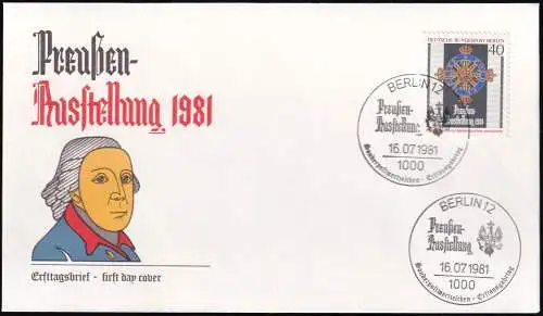 BERLIN 1981 Mi-Nr. 648 FDC