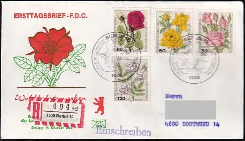 BERLIN 1982 Mi-Nr. 680/83 FDC