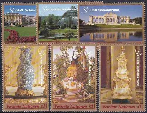 UNO WIEN 1998 Mi-Nr. 272/77 ** MNH