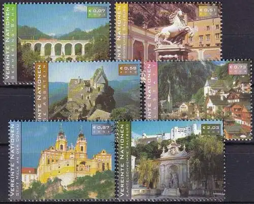 UNO WIEN 2002 Mi-Nr. 351/66 ** MNH