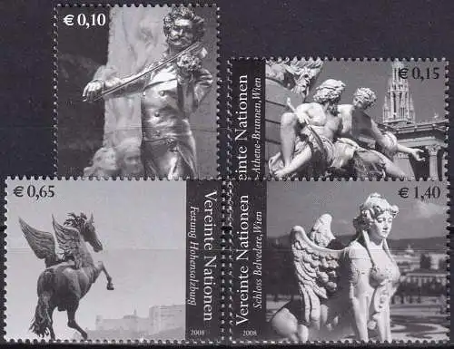 UNO WIEN 2008 Mi-Nr. 522/25 ** MNH