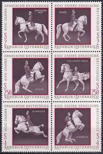 ÖSTERREICH 1972 Mi-Nr. 1395/00 aus Block 2 ** MNH