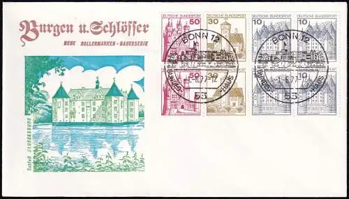 DEUTSCHLAND 1977 Mi-Nr. HBL 26 aus MH 21 FDC