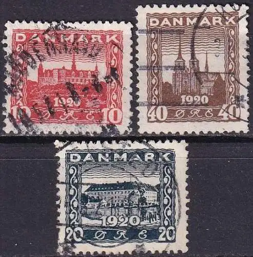 DÄNEMARK 1920 Mi-Nr. 110/12 o used