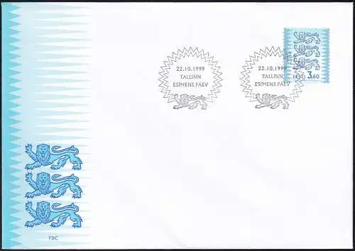 ESTLAND 1999 Mi-Nr. 356 A FDC