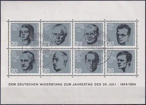 DEUTSCHLAND 1964 Mi-Nr. Block 3 o used