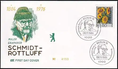 BERLIN 1984 Mi-Nr. 728 FDC