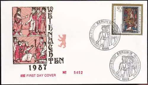 BERLIN 1987 Mi-Nr. 797 FDC