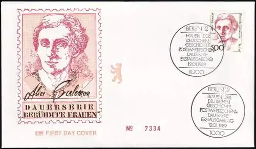 BERLIN 1988 Mi-Nr. 818/21 FDC