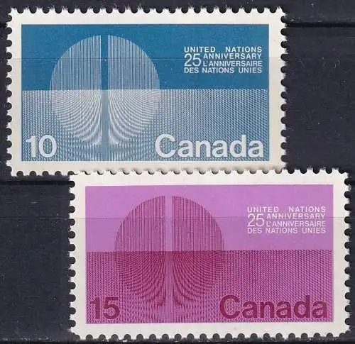 KANADA 1970 Mi-Nr. 456/57 x ** MNH