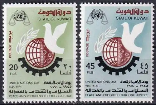 KUWAIT 1970 Mi-Nr. 507/08 ** MNH