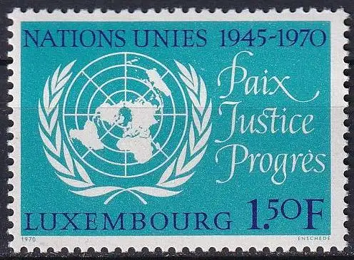 LUXEMBURG 1970 Mi-Nr. 813 ** MNH