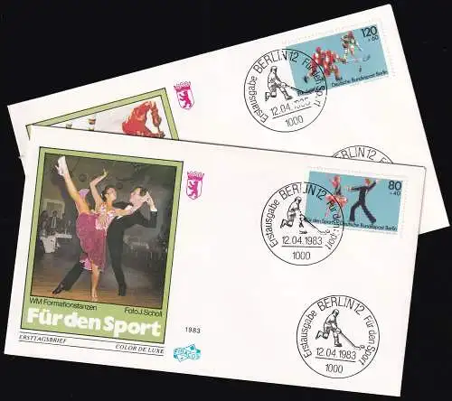 BERLIN 1983 Mi-Nr. 698/99 FDC