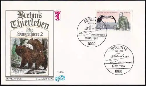 BERLIN 1984 Mi-Nr. 722 FDC