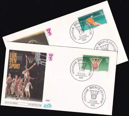 BERLIN 1985 Mi-Nr. 732/33 FDC