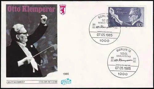 BERLIN 1985 Mi-Nr. 739 FDC