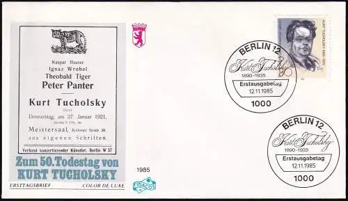 BERLIN 1985 Mi-Nr. 748 FDC