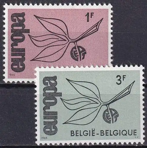 BELGIEN 1965 Mi-Nr. 1399/00 ** MNH - CEPT