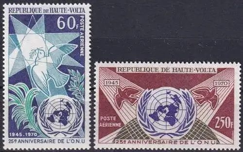 OBERVOLTA 1970 Mi-Nr. 308/09 ** MNH