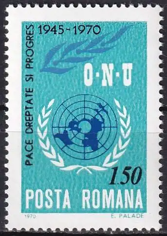 RUMÄNIEN 1970 Mi-Nr. 2887 ** MNH