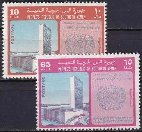 JEMEN 1970 Mi-Nr. 77/78 ** MNH