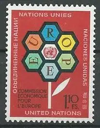 UNO GENF 1972 Mi-Nr. 27 ** MNH