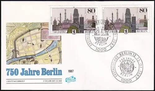 BERLIN 1987 Mi-Nr. 776 FDC