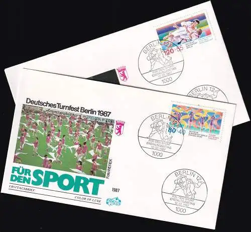 BERLIN 1987 Mi-Nr. 777/78 FDC