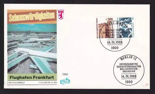 BERLIN 1988 Mi-Nr. 798/99 FDC