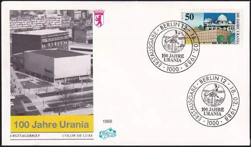 BERLIN 1988 Mi-Nr. 804 FDC