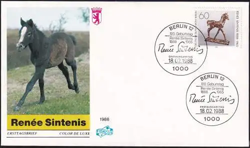 BERLIN 1988 Mi-Nr. 805 FDC