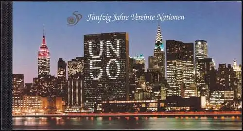 UNO WIEN 1995 Mi-Nr. MH 1 Markenheft/booklet ** MNH