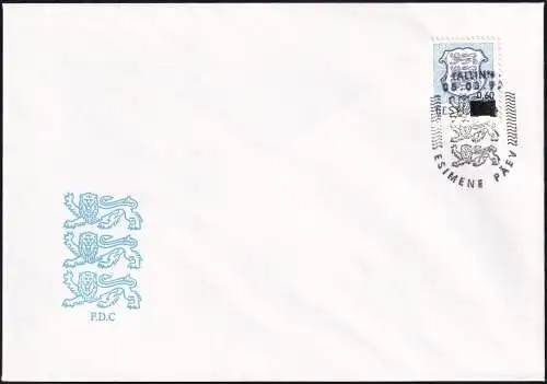 ESTLAND 1993 Mi-Nr. 203 FDC