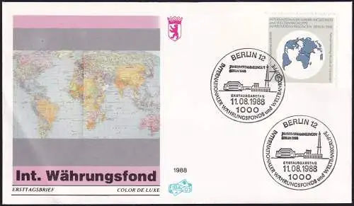 BERLIN 1988 Mi-Nr. 817 FDC