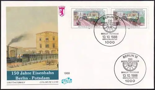 BERLIN 1988 Mi-Nr. 822 FDC