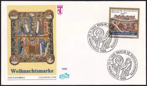 BERLIN 1988 Mi-Nr. 829 FDC