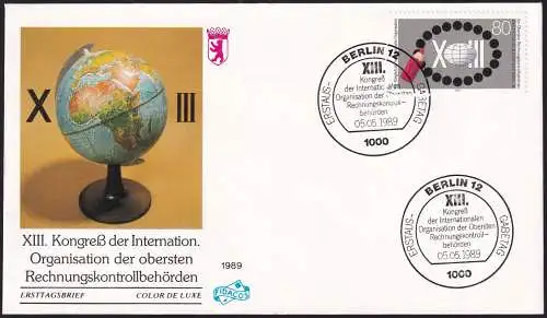 BERLIN 1989 Mi-Nr. 843 FDC