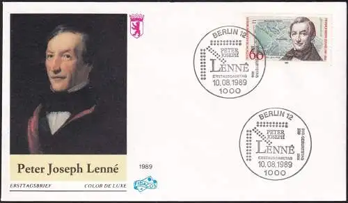 BERLIN 1989 Mi-Nr. 850 FDC