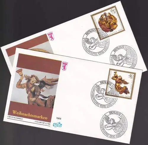 BERLIN 1989 Mi-Nr. 858/59 FDC
