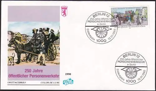 BERLIN 1990 Mi-Nr. 861 FDC