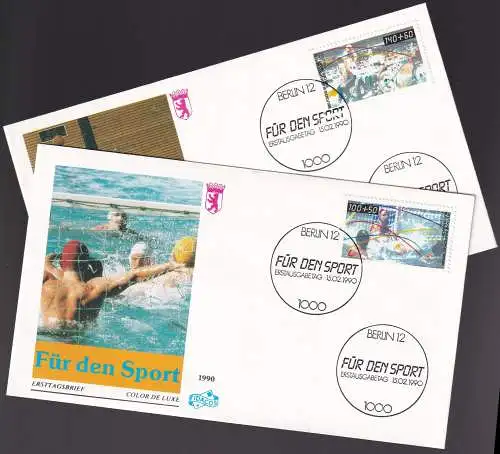 BERLIN 1990 Mi-Nr. 864/65 FDC