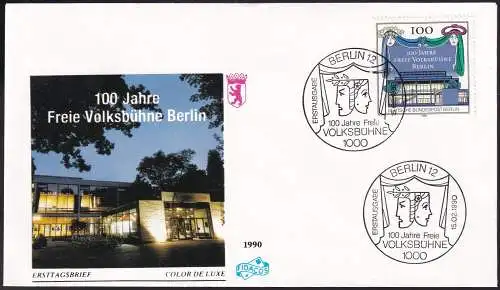 BERLIN 1990 Mi-Nr. 866 FDC
