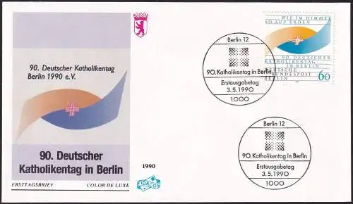 BERLIN 1990 Mi-Nr. 873 FDC