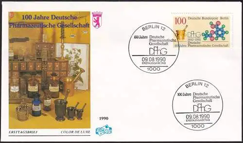 BERLIN 1990 Mi-Nr. 875 FDC