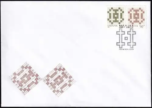 LITAUEN 1997 Mi-Nr. 647/48 I FDC