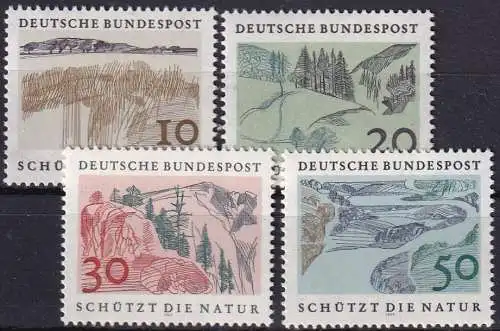 DEUTSCHLAND 1969 Mi-Nr. 591/94 ** MNH