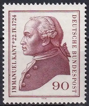 DEUTSCHLAND 1974 Mi-Nr. 806 ** MNH