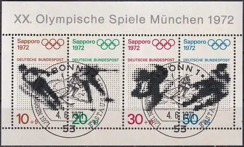 DEUTSCHLAND 1971 Mi-Nr. Block 6 o used - aus Abo