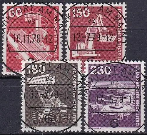 DEUTSCHLAND 1978 Mi-Nr. 990/94 o used - aus Abo