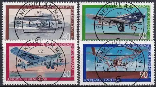 DEUTSCHLAND 1979 Mi-Nr. 1005/08 o used - aus Abo